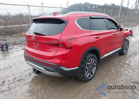 2023 Hyundai Santa Fe Hybrid Limited from USA, damaged, VIN 5NMS5DA13PH003512